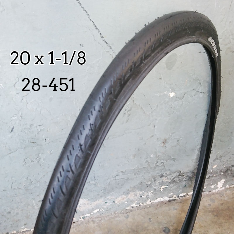 Ban Luar Kenda 20 x 1-1/8 ETRTO 28-451 Sepeda Lipat 20 + Plus