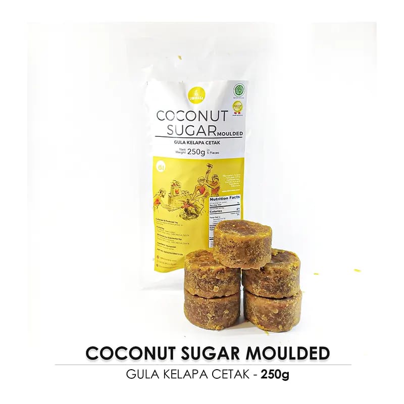 

GULA KELAPA CETAK / MOULDED COCONUT SUGAR 250 GRAM TIMURASA