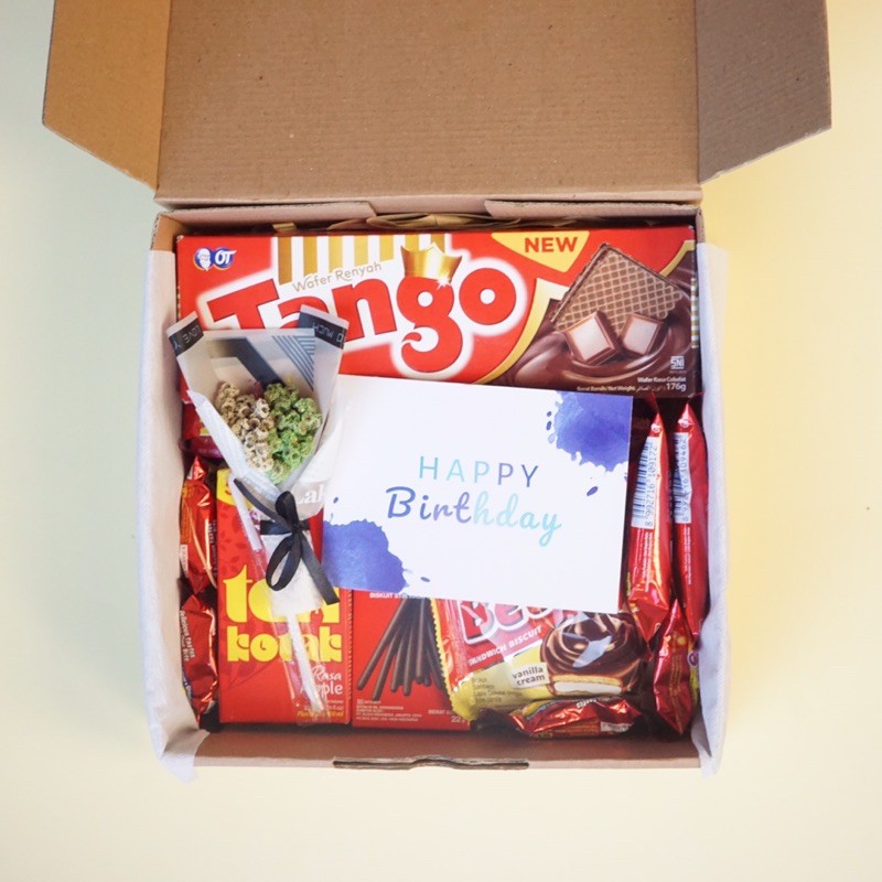 

Snack box/Hadiah ulang tahun/Gift box