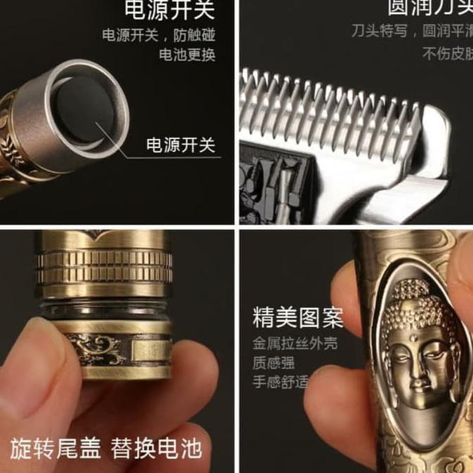 mesin cukur rambut kemei km 1974A alat cukur rambut ukiran