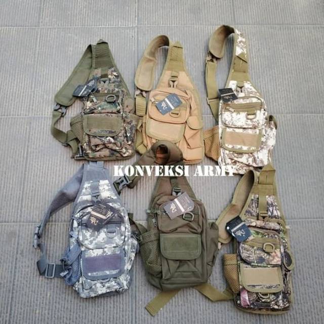 Tas selempang sling bag camo import premium SK 184