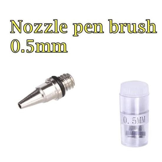 

Nozzle Pen Brush 0.5mm Spare Parts moncong nozel pen air brush BARANG OKE