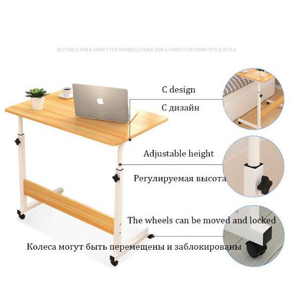 G2 MEJA LAPTOP LIPAT ADJUSTABLE PORTABLE ROTATE DESK ND02 NEWNEST 0512 Sorong Roda