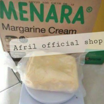 

Mentega kiloan Menara margarine cream 500gr margarin krim mentega repack kiloan mentega 250gr