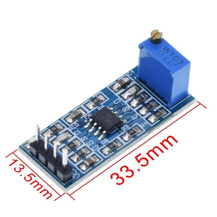 Modul LM358 Op-Amp Signal 100x Amplifier Board