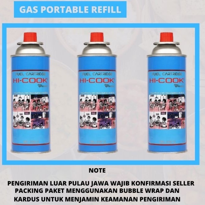 Gas Portable untuk Kompor Portable - 230GR