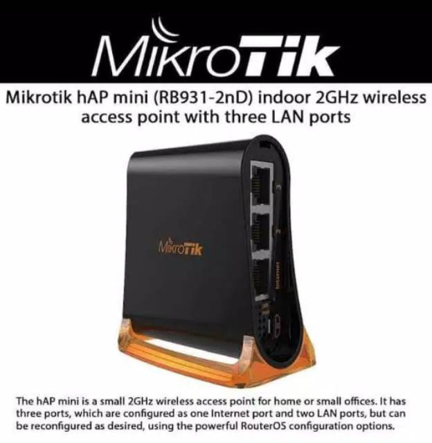 Mikrotik Router Wireless RB931-2nD (hAP-Mini)