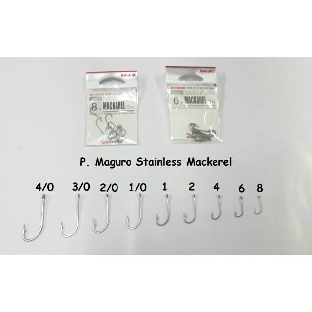 Mata Kail Pancing Ikan Maguro Mackarel Mackerel (Stainless Steel)