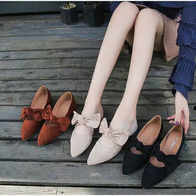 Big Sale] Flat Shoes Wanita F05,