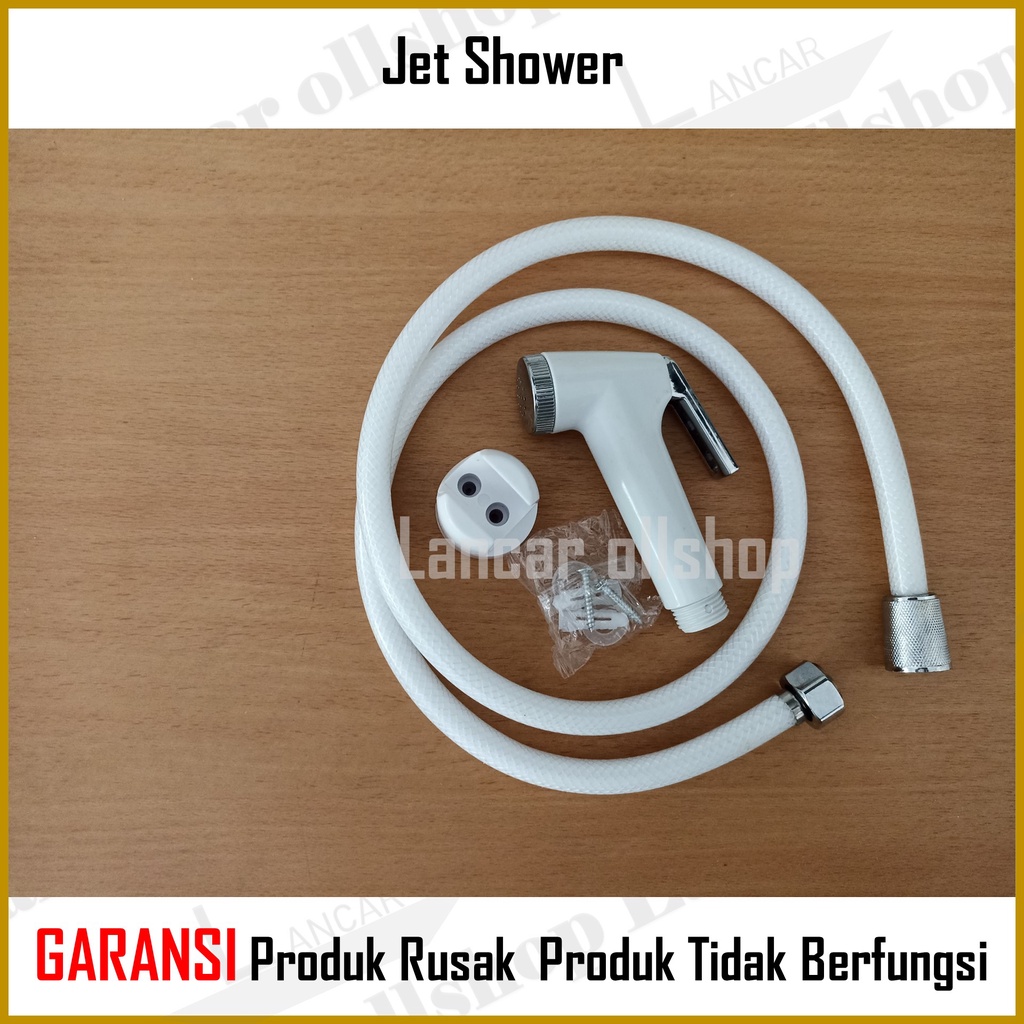 Jet Shower Putih / Jet Shower Kloset Toilet / Closet Washer / Semprotan WC Duduk Kamar Mandi