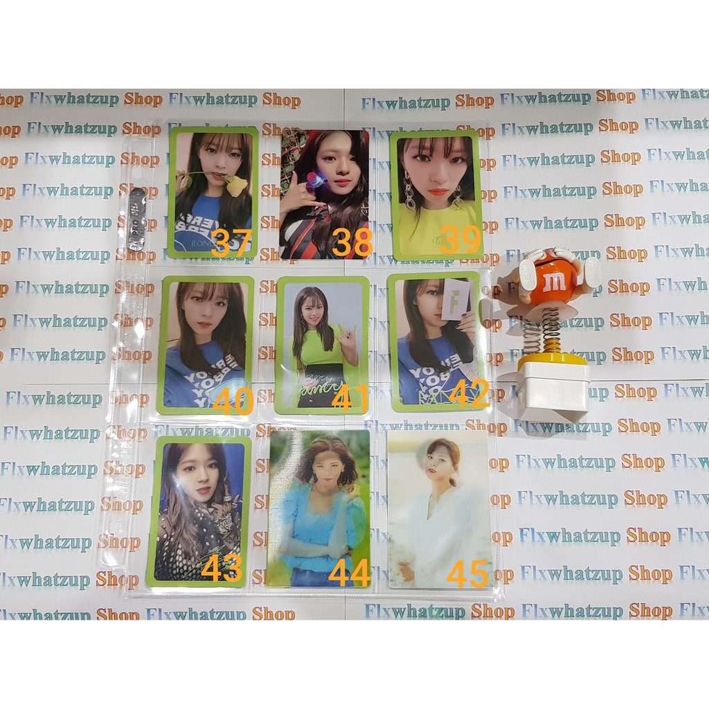 Twice Jeongyeon Official Photocard (All ERA) - TSB, Page Two, TCL, Signal, WIL, Yes or Yes &amp; Fancy