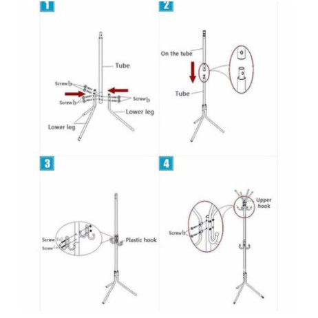 [MH] Gantungan Baju Stand Hanger