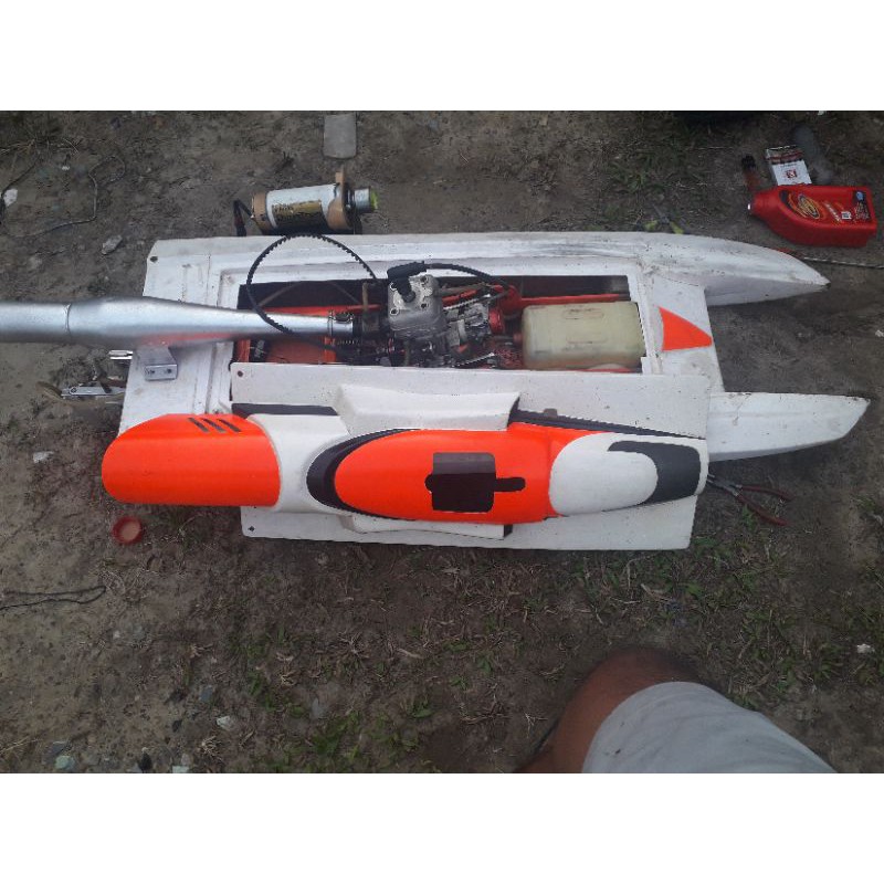 rc boat catamaran 35cc
