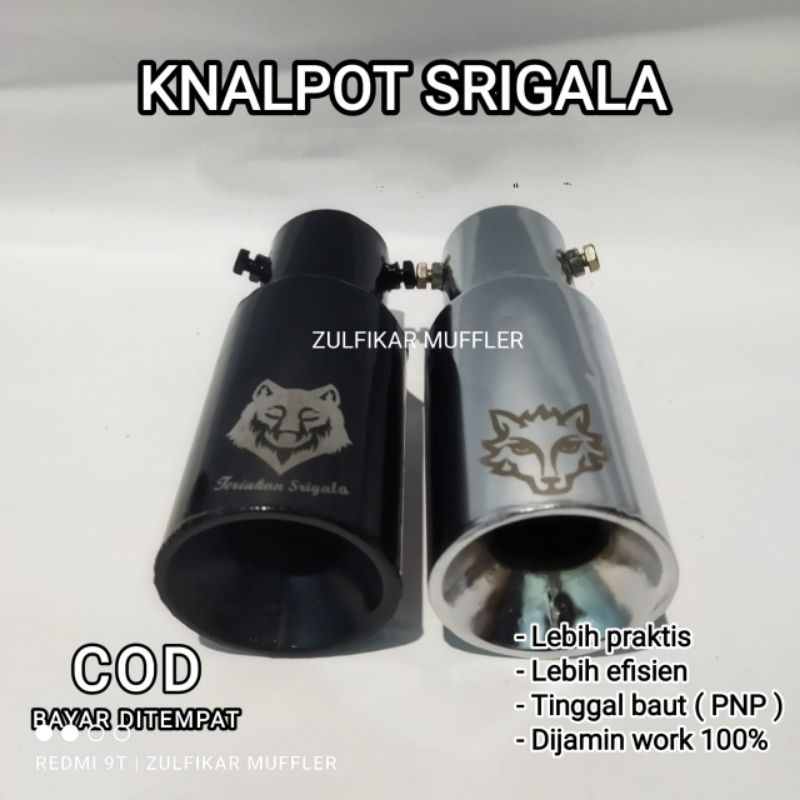 Knalpot srigala serigala bensin baut,las turbo, non turbo, L300, carry, t120ss, elf, center, hino