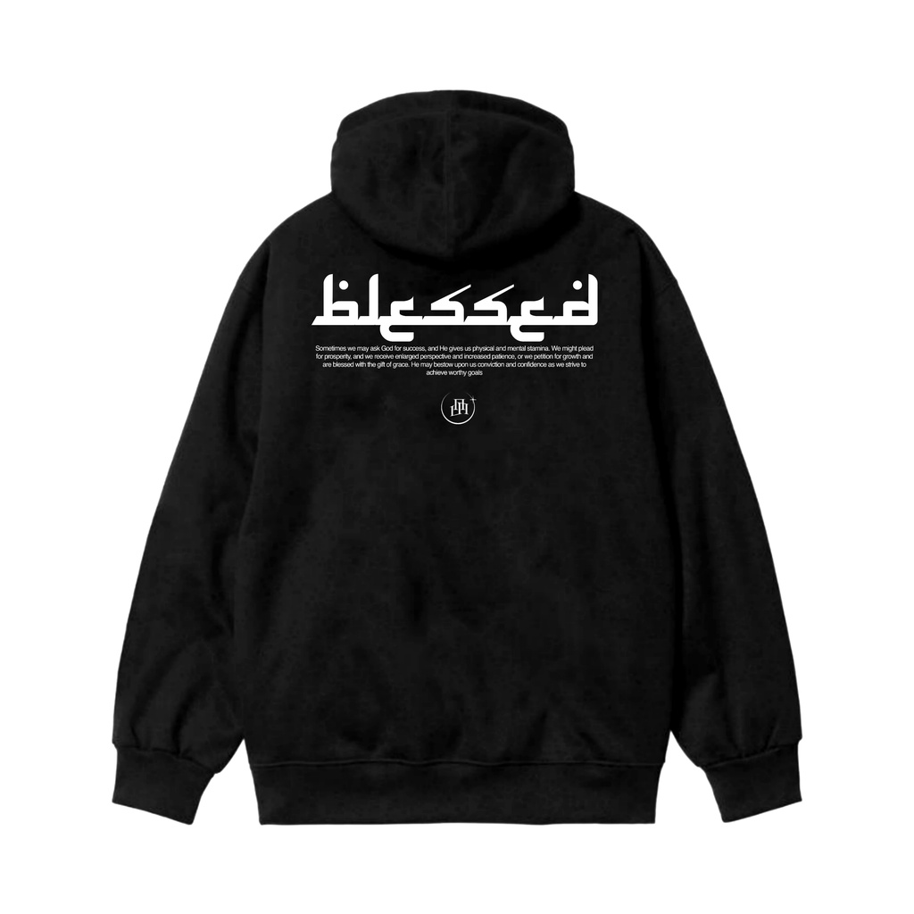 Sweater Hoodie Punishment Blessed Black