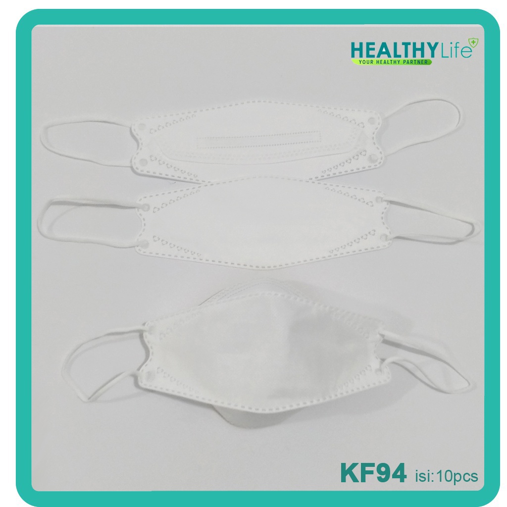 Healthylife Masker KF94 isi 10pcs/box Masker Korea 3D model Evo Plusmed Masker Duckbill Masker KF 94