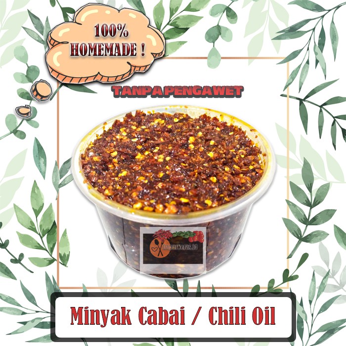 

CHILI OIL / MINYAK CABAI SPECIAL DAPUR KERAS, HOMEMADE TANPA PENGAWET 300 GRAM