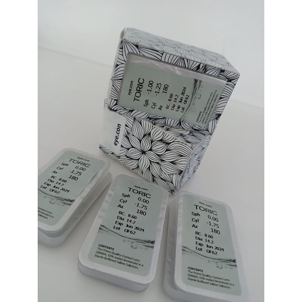 SOFTLENS SILINDER BENING BULANAN EYECON TORIC SILINDER DISPOSABLE