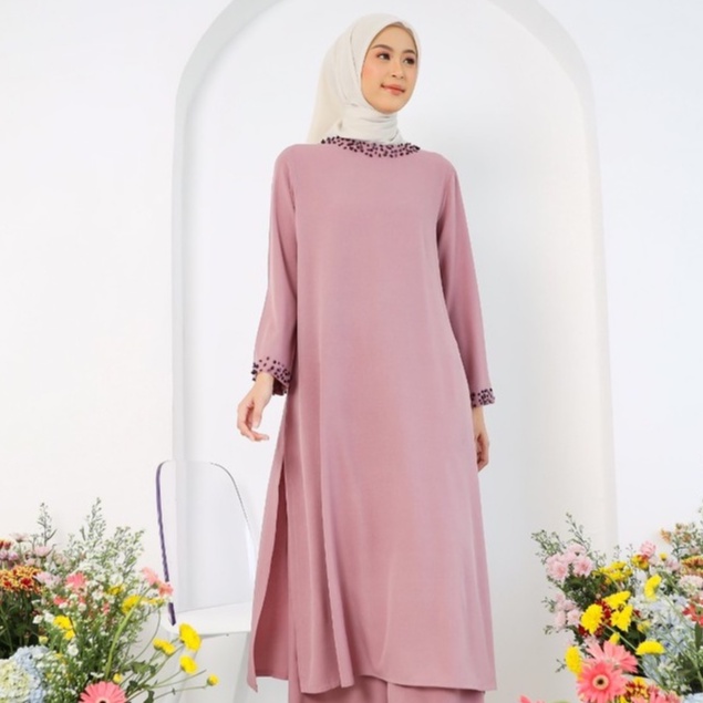 Tunik Polos Ungu Lilac Kaira by Fari_hjb