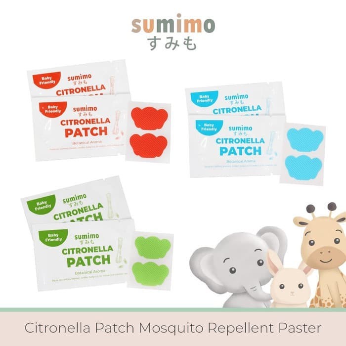 Sumimo Citronella Patch Mosquito Repellent Stiker Anti Nyamuk Isi 54 Pcs