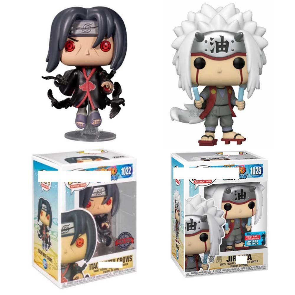 [Elegan] Naruto Action Figure Mainan Anak Kartun Mobil Dekorasi Anime Peripheral Jiraiya Action Figure Model