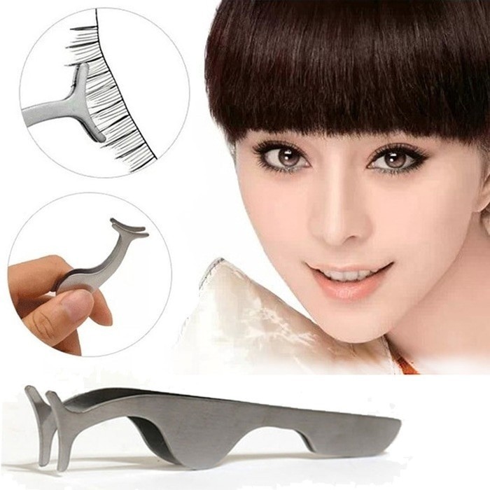 Pinset Bulu Mata Palsu / Fake Eyelash Clip Stainless