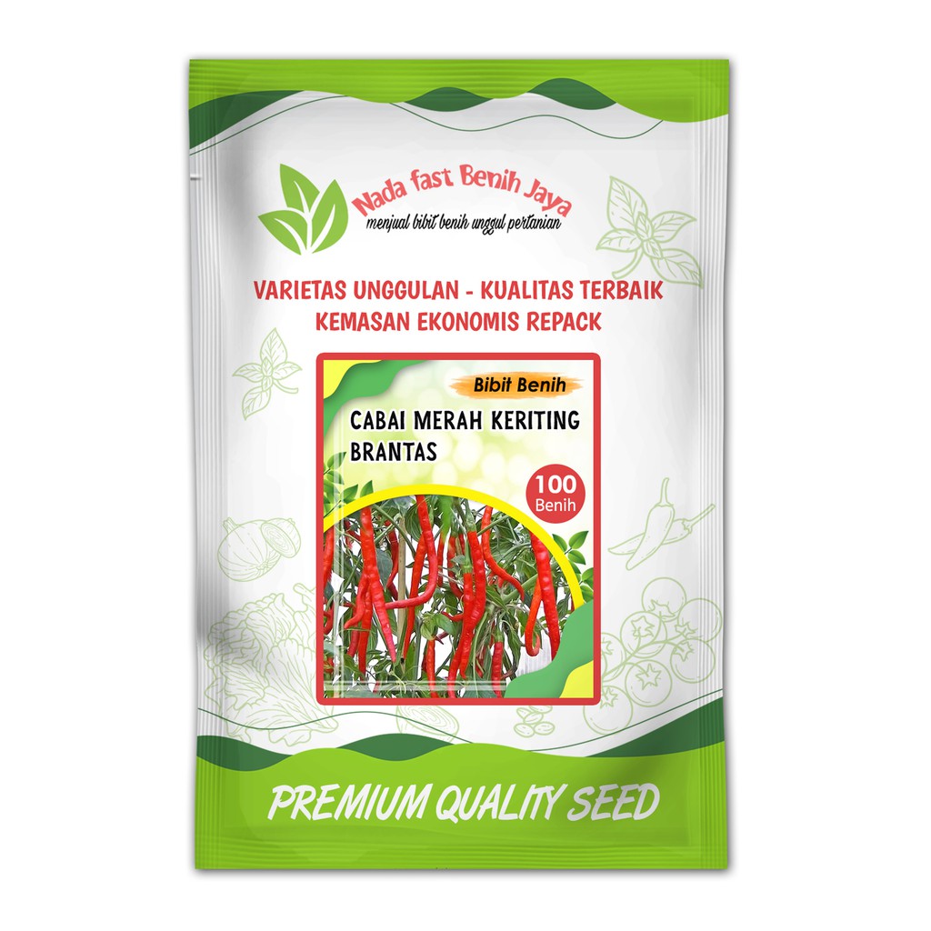 Bibit cabe merah keriting brantas F1 - benih cabe merah keriting - benih 100 biji