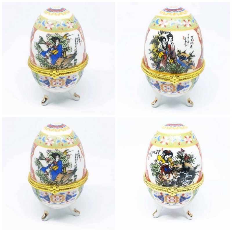 Pajangan telor china souvenir telor China keramik china telor keramik cina