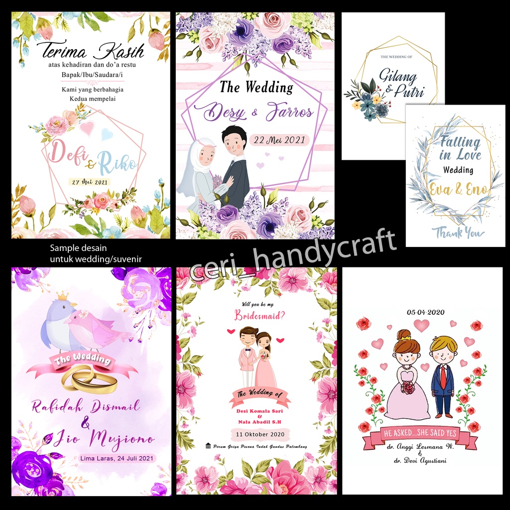 

iDk90 Paperbag Super Mini UK.10x7x6cm Isi 50Pc Desain Custom