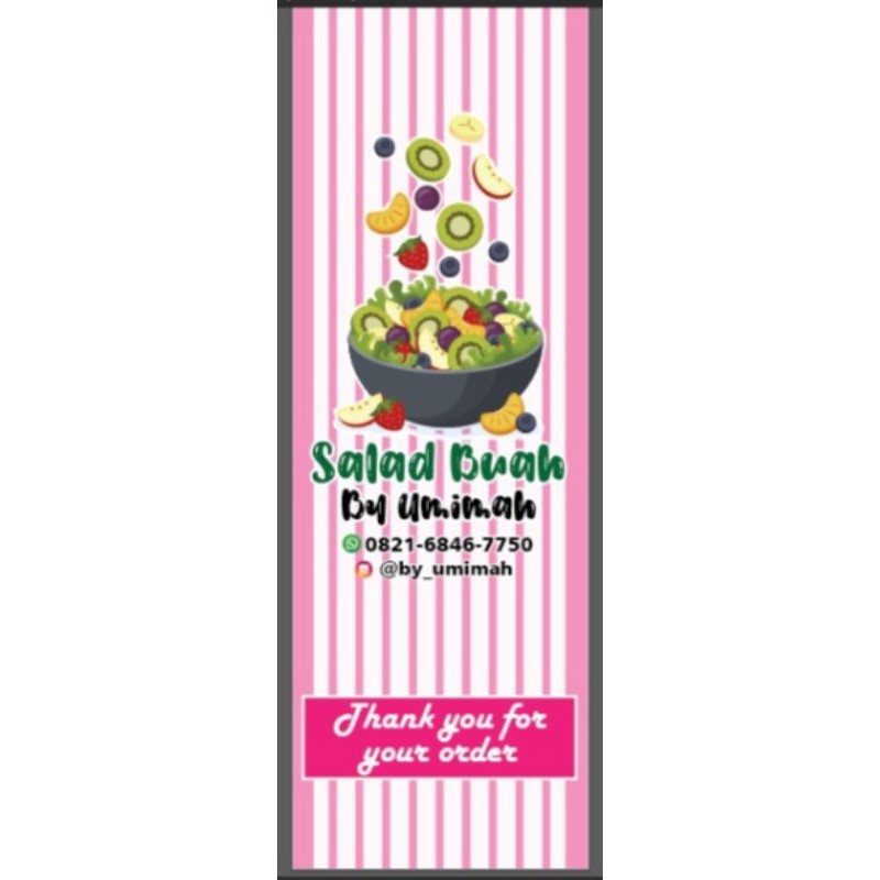 

sticker label makanan, label packing, label produk, label produk