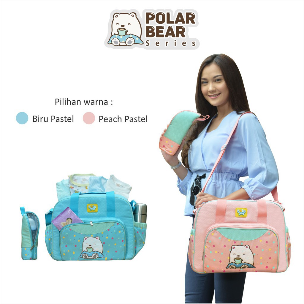 Baby Joy Tas Bayi Besar Polar Bear Series BJT1036