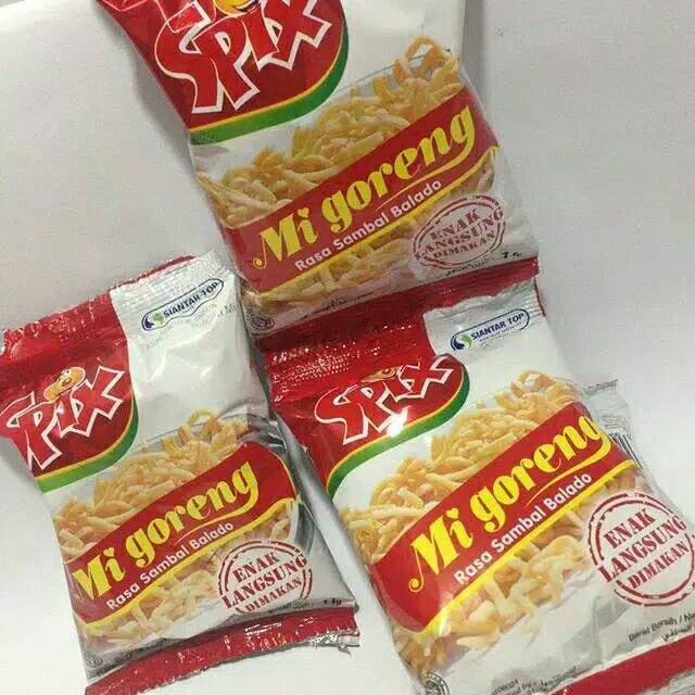 

Snack Mie Mi Goreng Spix rasa Sambal Balado isi 10pcs