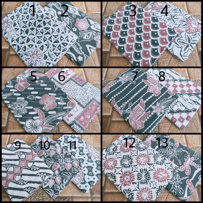 Batik Cap Wonogiren Pink-Orange / Batik Wonogiren/ Kain Batik Cap Wonogiren/ Kain Batik Wonogiren