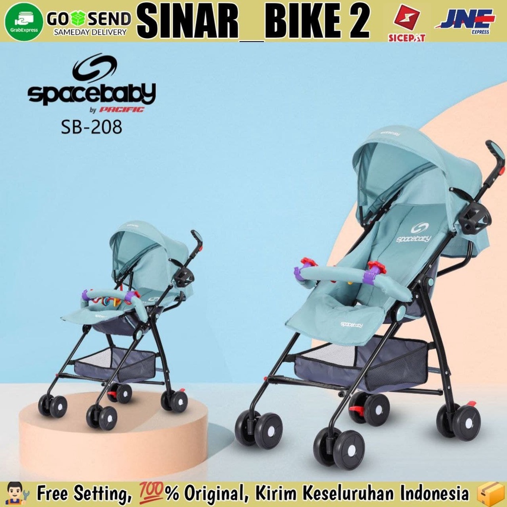 Baby Stroller SPACEBABY SB-208 Kereta Dorong Bayi