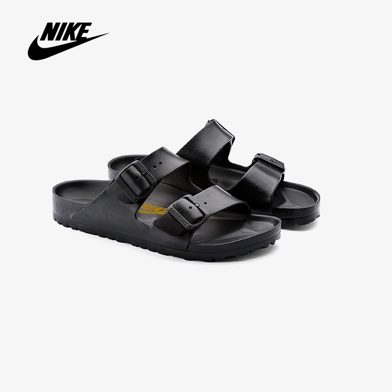 Nike Sandal Pria Sendal slop Pria Karet Lembut EVA Sepatu Pria Nyaman luar ruangan dapat SKamar Mandi Sandal Rumah Hotel Empuk  Anti Slip Size 40-45 Hitam biru hijau Cokelat