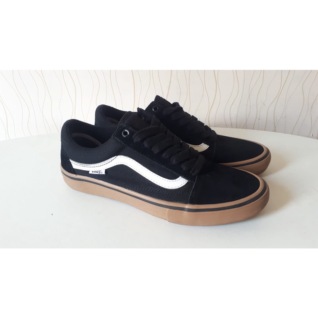 SHOES SKATE VANS OLDSKOOL BLACKGUM PRO SECOND ORIGINAL