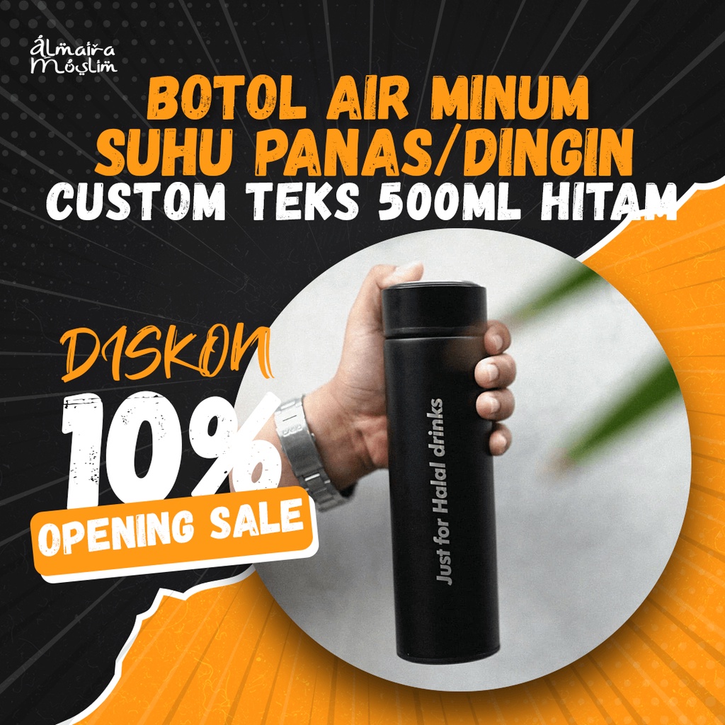 Tempat Botol Termos Thermos Bottle Thumbler Tumbler Travel Air Minum Minuman Panas Dingin Kuat Tahan