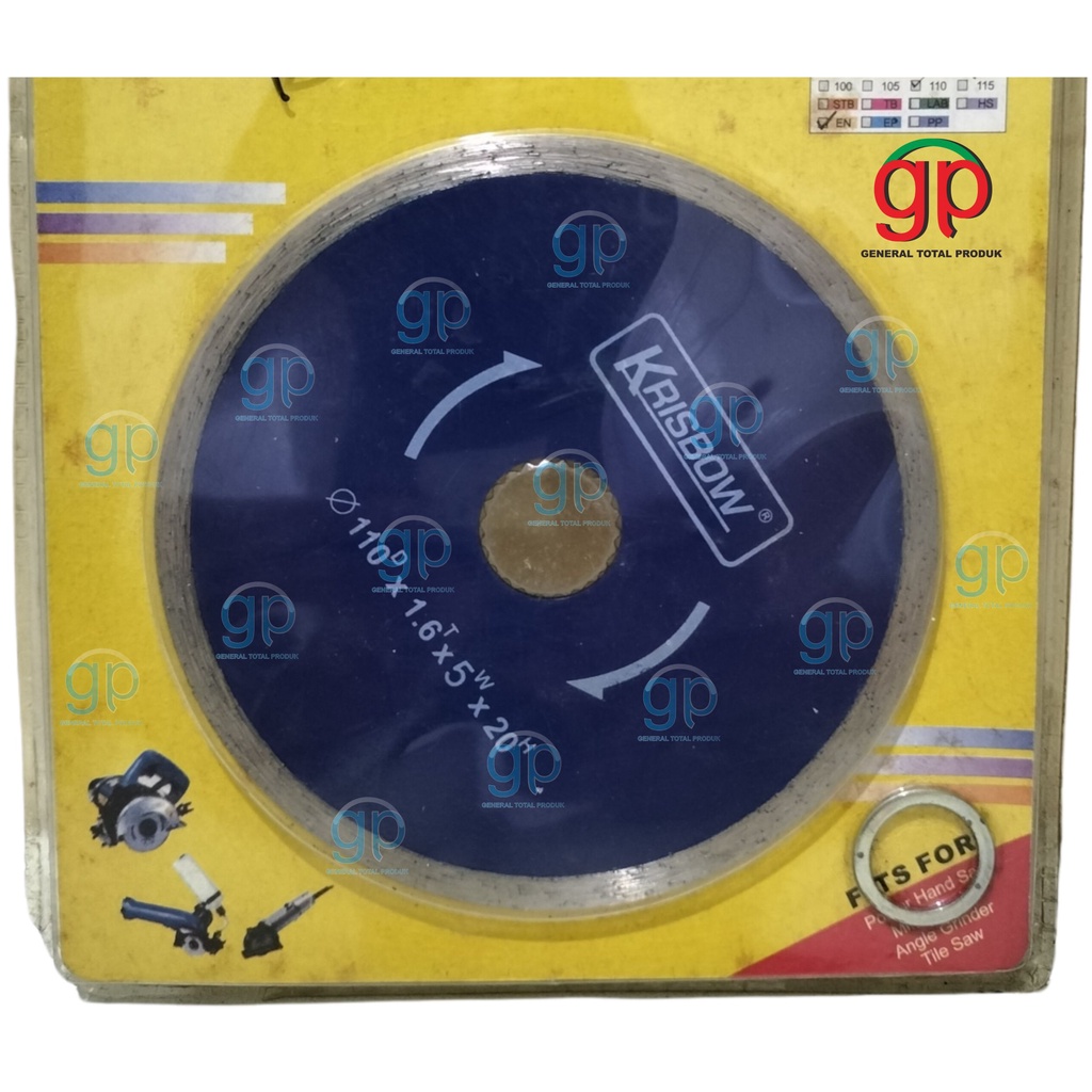 Diamond Wheel 4" Krisbow Pisau Potong Keramik Basah