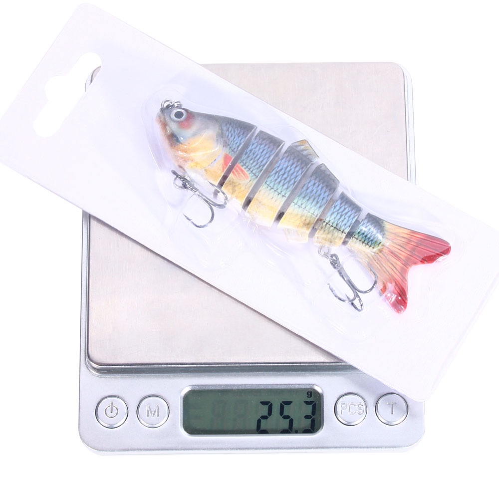 Hengjia 20PCS / Set Umpan Pancing Bentuk Ikan Imitasi Untuk Memancing