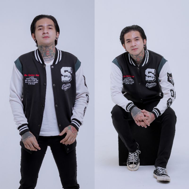 Jaket Varsity Baseball Unisex Original Salvio Hexia