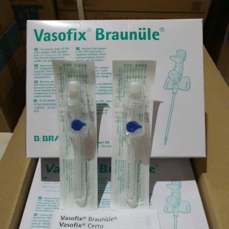 Vasofix 22 G BBraun / Vasofix B Braun 22G / IV Canula