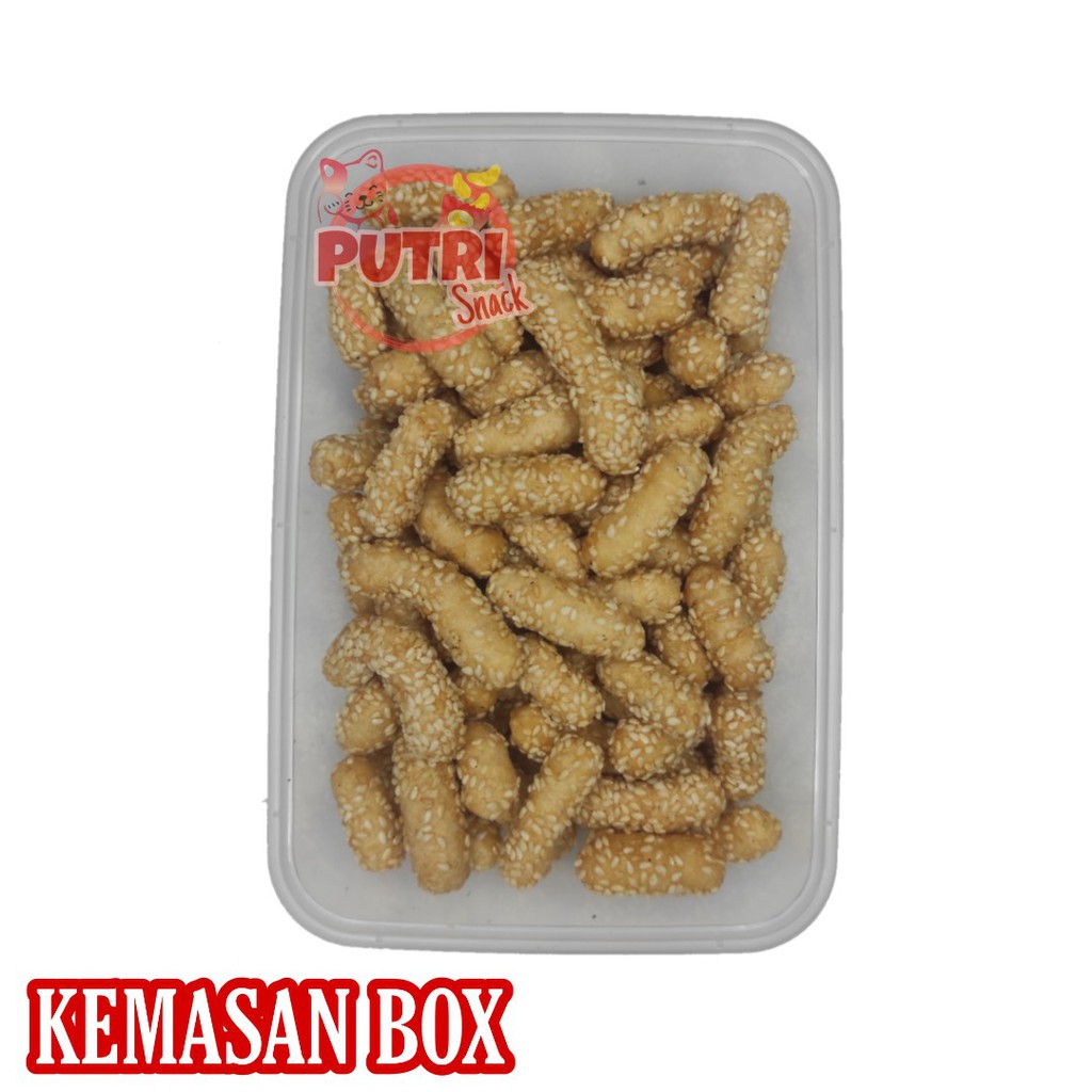 Onde Onde Wijen Kering Manis / Keciput Wijen Oval 100gr+ kemasan box