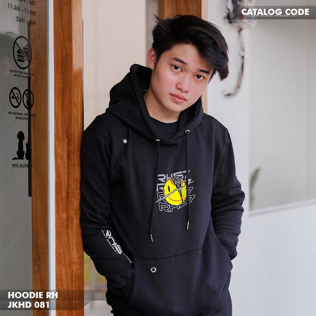 [PROMO BELI 2 ONGKIR 1 BISA COD] JAKET HOODIE RH57 ORIGINAL JKHD 081 HOODIE RACING HELL PRIA WANITA 