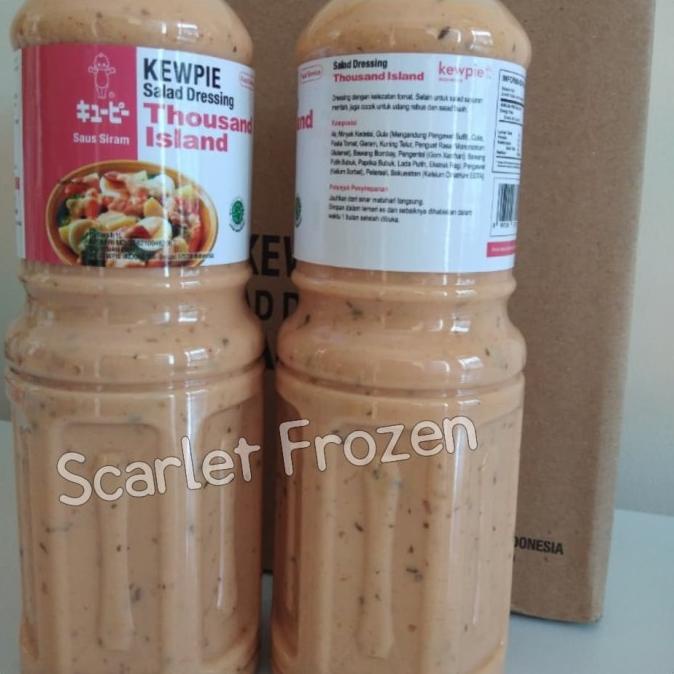 

[[COD]] KEWPIE MAYONNAISE | Salad Dressing Thousand Island 1 Liter STOK TERBATAS Kode 764