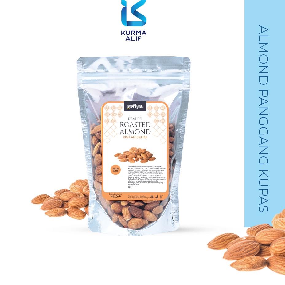 

10.10 ✨SALE✨ Kacang Almond Kupas Roasted 500gr/ Kacang Almond Panggang 100% ORIGINAL !!