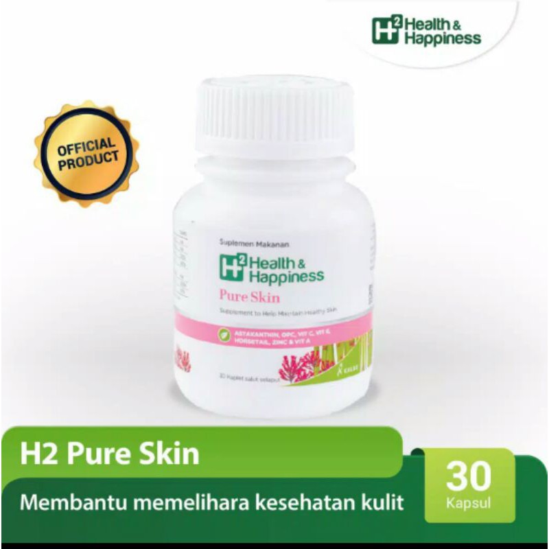 h2 health & happiness pure skin