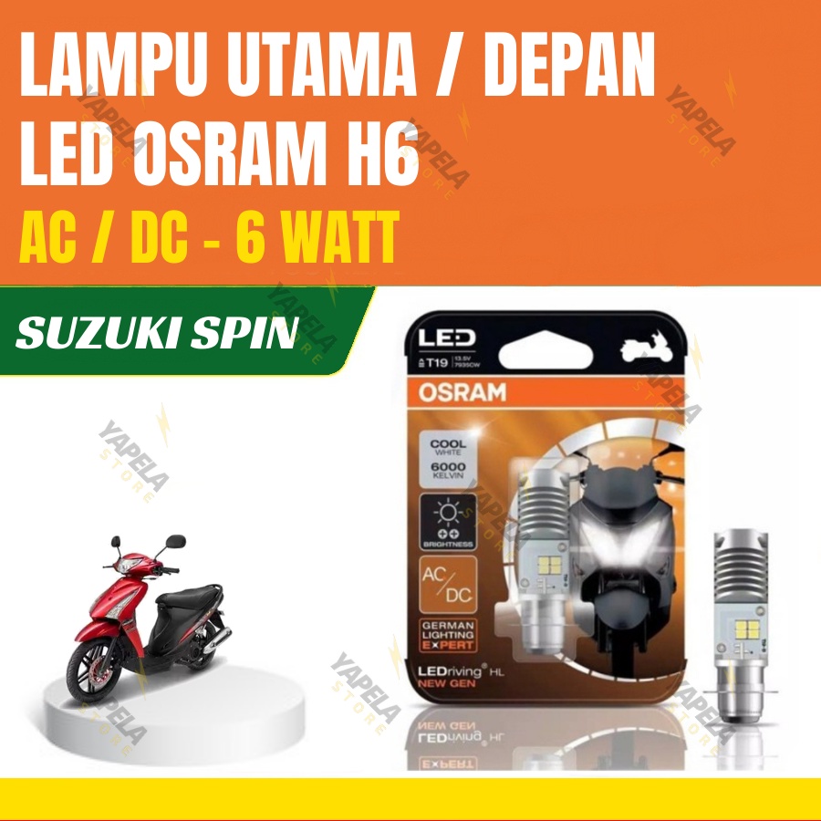 Lampu Depan LED Motor Suzuki Spin OSRAM ORIGINAL H6-T19