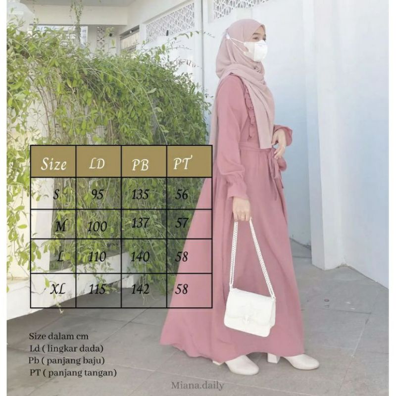 {REJECT} Hana dress/miana.daily/wrinkle