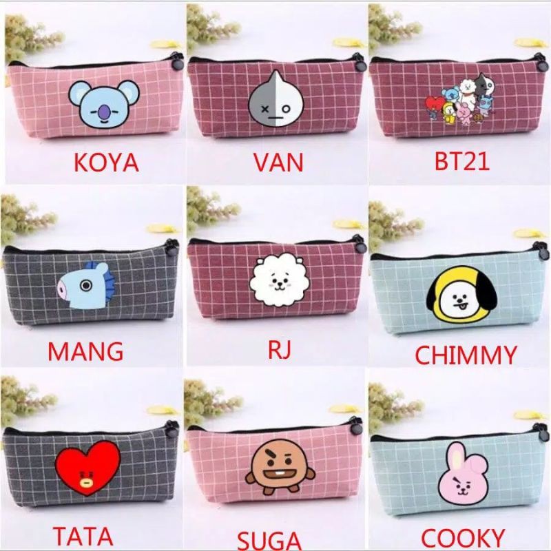 

[READY] Tempat Pensil / Kotak Pensil BT21 BTS