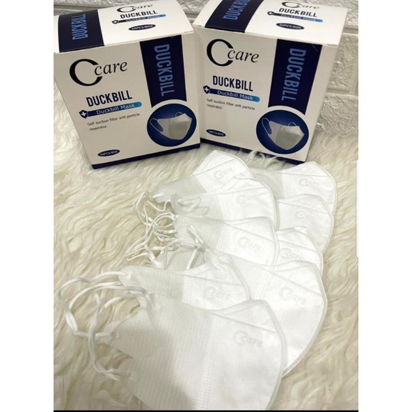 Masker duckbill Ocare putih